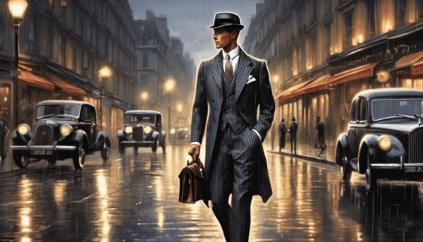 Men’s fashion from the 1920s : élégance et charme rétro