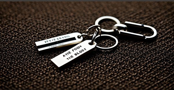 Porte-clés pour homme : l'accessoire chic et pratique à découvrir